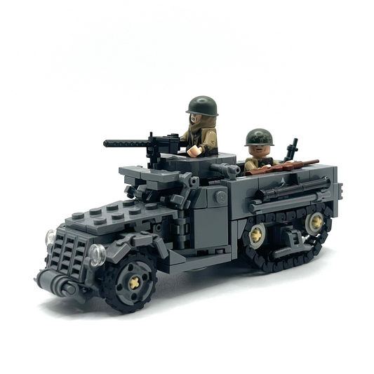 Exclusive WW2 U.S. Minifigure Bundle | M3 Half-Track
