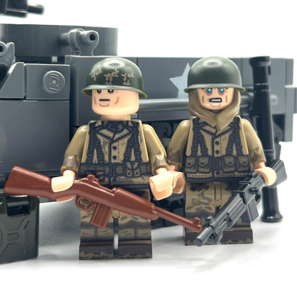 Exclusive WW2 U.S. Minifigure Bundle | M3 Half-Track