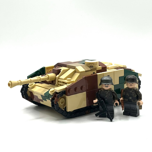 Exclusive Swamp Camo Minifigure Bundle | StuG III Ausf. G with sideskirts