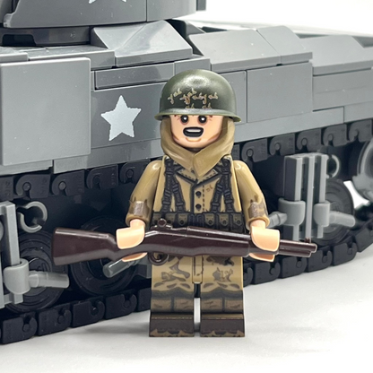 Exclusive WW2 U.S. Minifigure Bundle | M4A2 Sherman