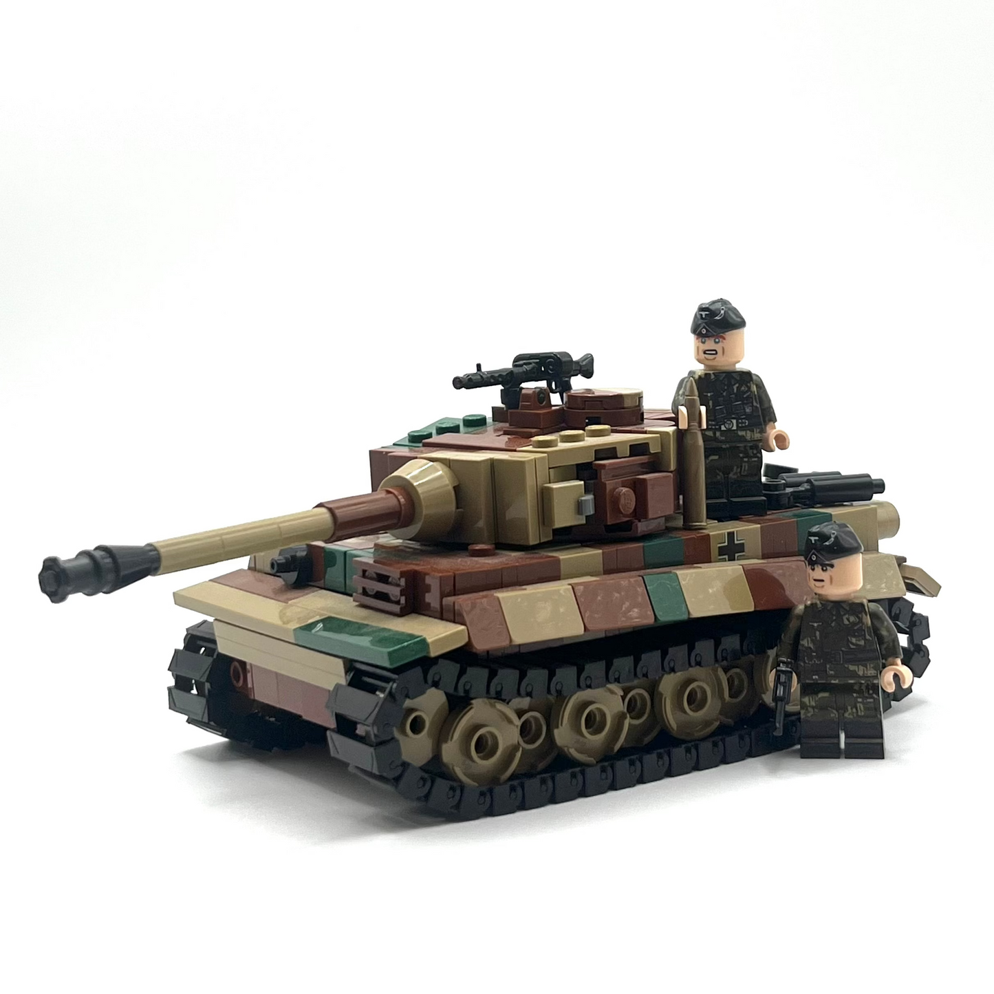Exclusive Splinter Camo Tankcrew Minifigure Bundle | Tiger I Ausf. E