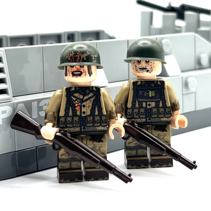 Exclusive WW2 U.S. Minifigure Bundle | Higgins Boat